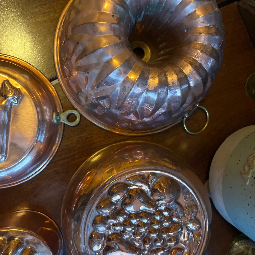 Vintage copper set